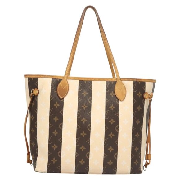 LOUIS VUITTON Monogram Rayure Neverfull MM Tote Bag M40560 LV Auth 124896 - Picture 1 of 14